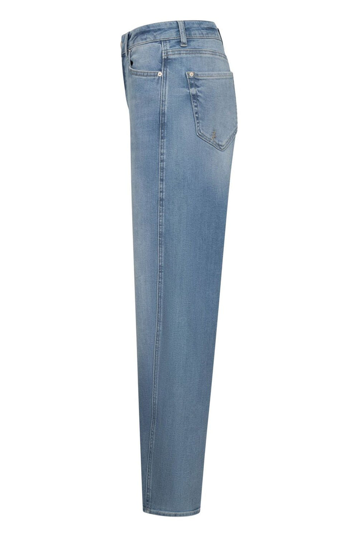 Raffaello Rossi Hanni 7/8 Jeans – Blauw-94% katoen, 4% polyesther-termic, 2% elastaan-DAMES BROEKEN-Blauw
