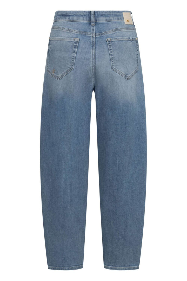 Raffaello Rossi Hanni 7/8 Jeans – Blauw-94% katoen, 4% polyesther-termic, 2% elastaan-DAMES BROEKEN-Blauw