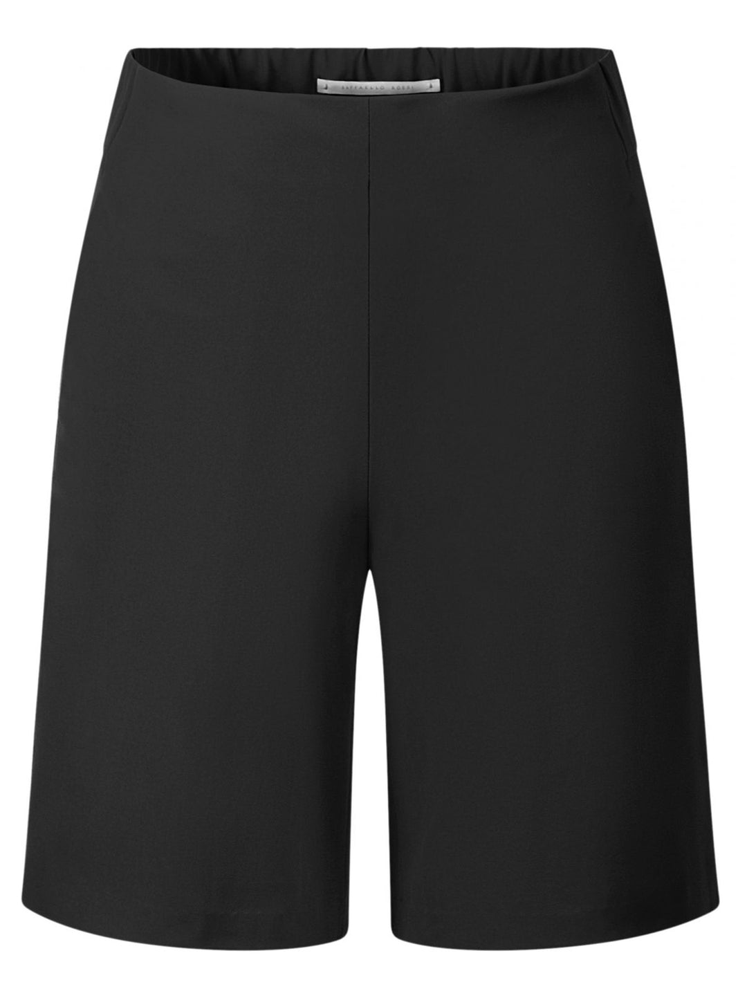 Raffaello Rossi ISKA Short – Zwart-47% polyamide, 46% katoen, 7% elastaan-DAMES BROEKEN-Zwart