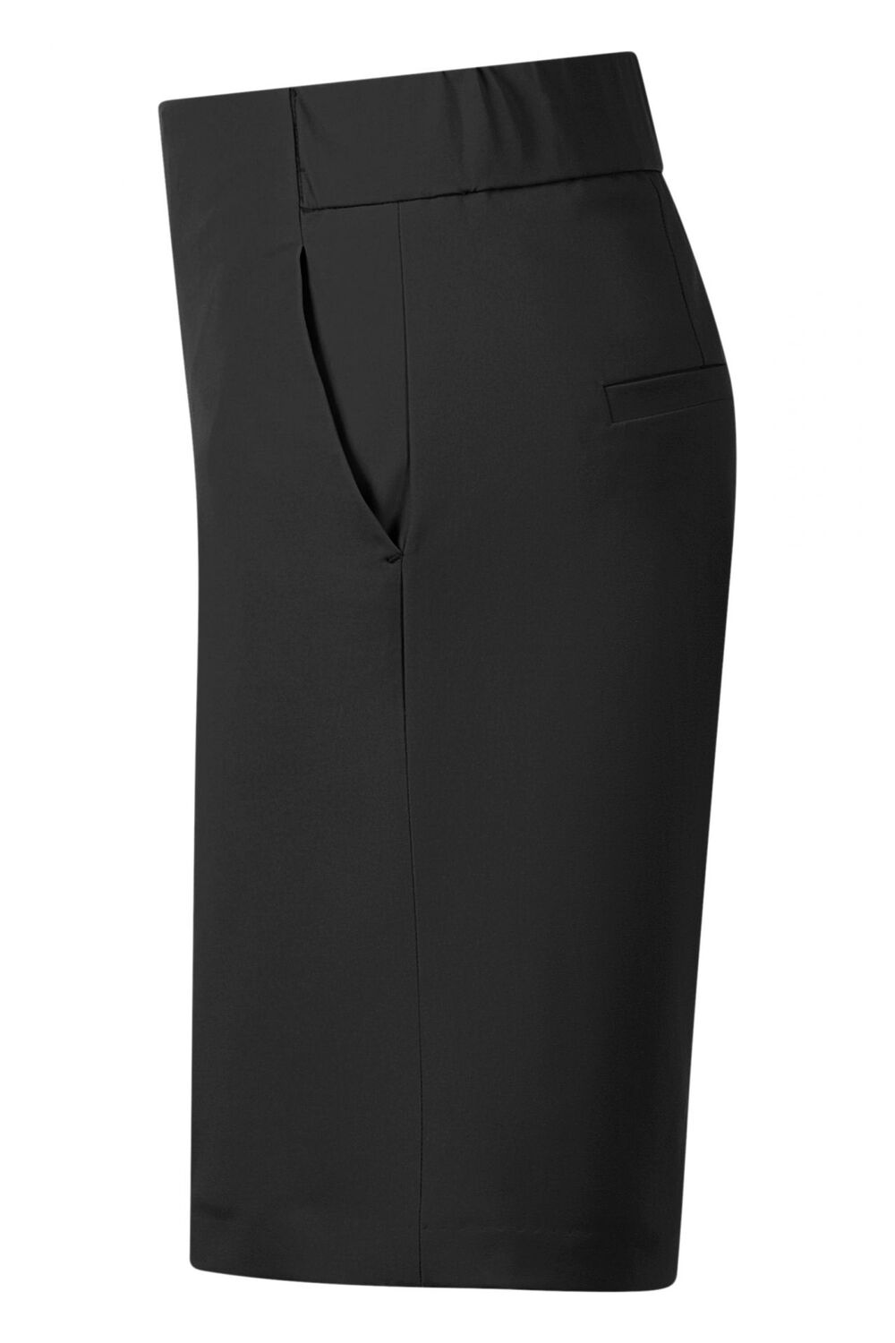 Raffaello Rossi ISKA Short – Zwart-47% polyamide, 46% katoen, 7% elastaan-DAMES BROEKEN-Zwart