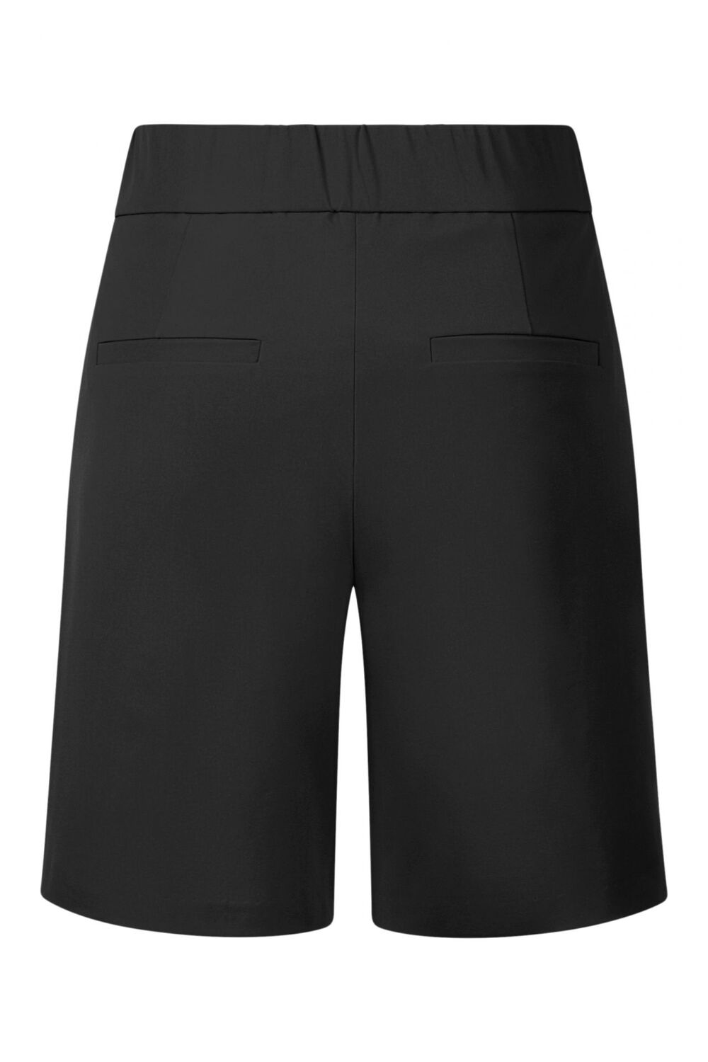 Raffaello Rossi ISKA Short – Zwart-47% polyamide, 46% katoen, 7% elastaan-DAMES BROEKEN-Zwart