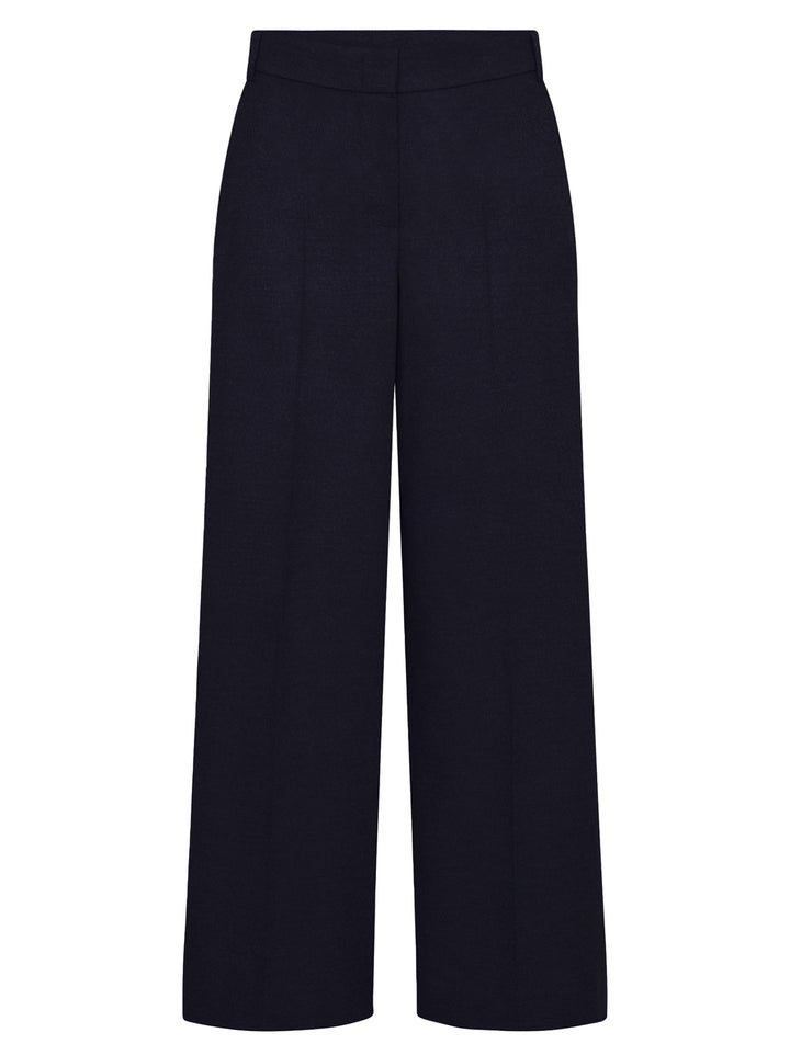 Raffaello Rossi Jascha O Pantalon – Blauw-51% polyester, 27% viscose, 20% wol, 2% elastaan-DAMES BROEKEN-Blauw