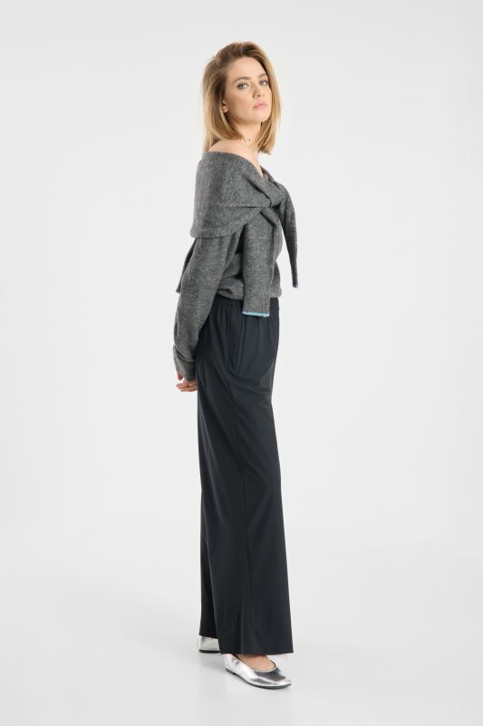 Raffaello Rossi Lizett Pantalon – Blauw-75% polyamide, 25% elastaan-DAMES BROEKEN-Blauw