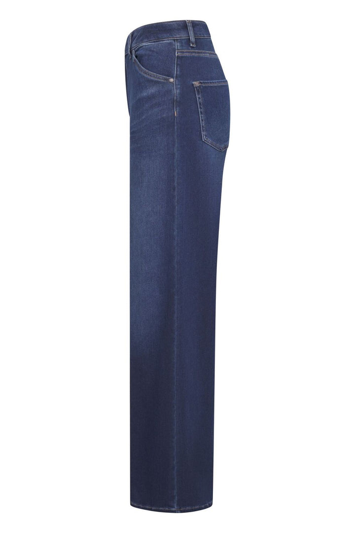 Raffaello Rossi Sena Slouchy Denim – Blauw-49% katoen, 40% lyocell, 9% polyester, 2% elasthaan-DAMES BROEKEN-Blauw