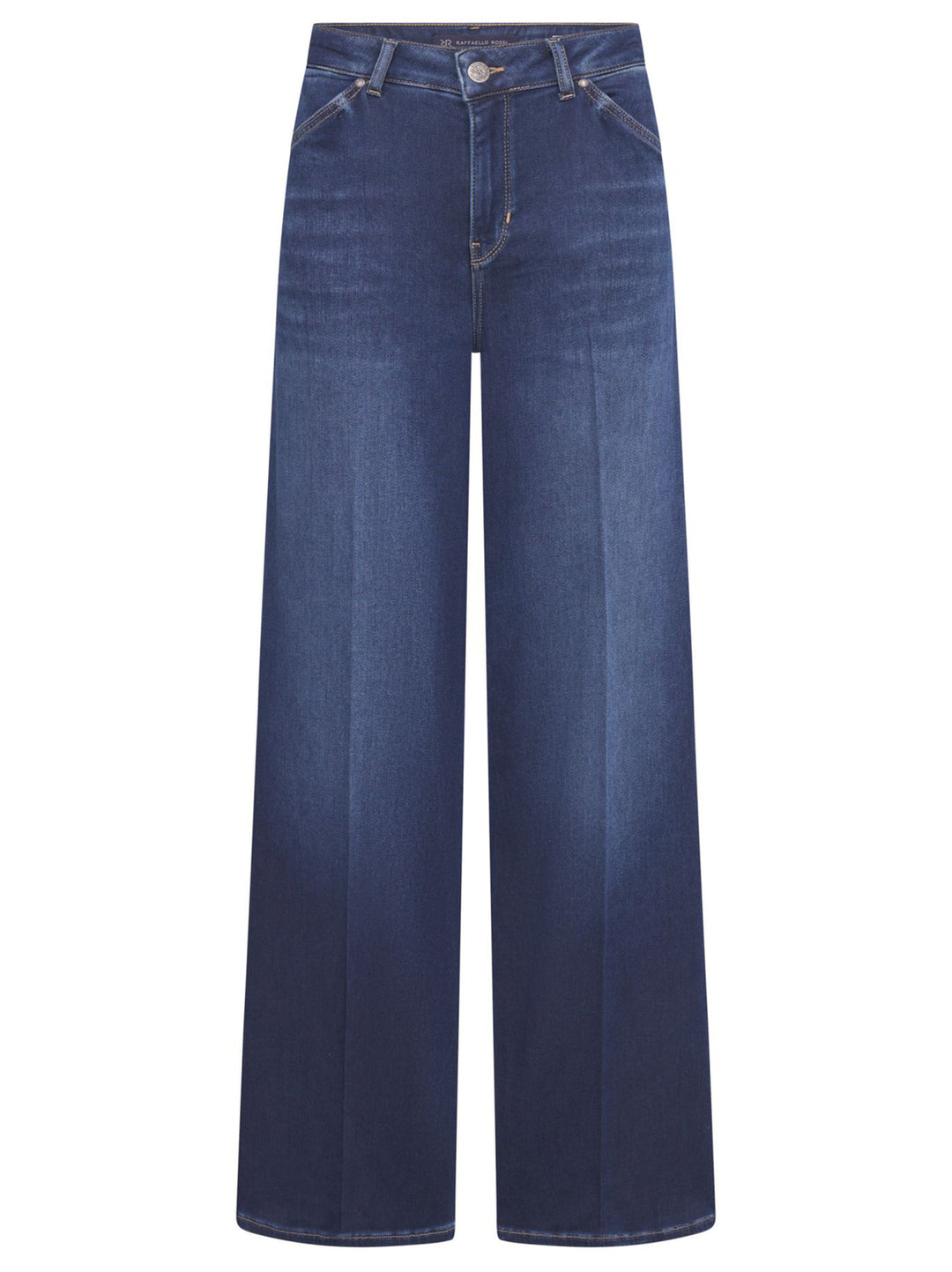 Raffaello Rossi Sena Slouchy Denim – Blauw-49% katoen, 40% lyocell, 9% polyester, 2% elasthaan-DAMES BROEKEN-Blauw