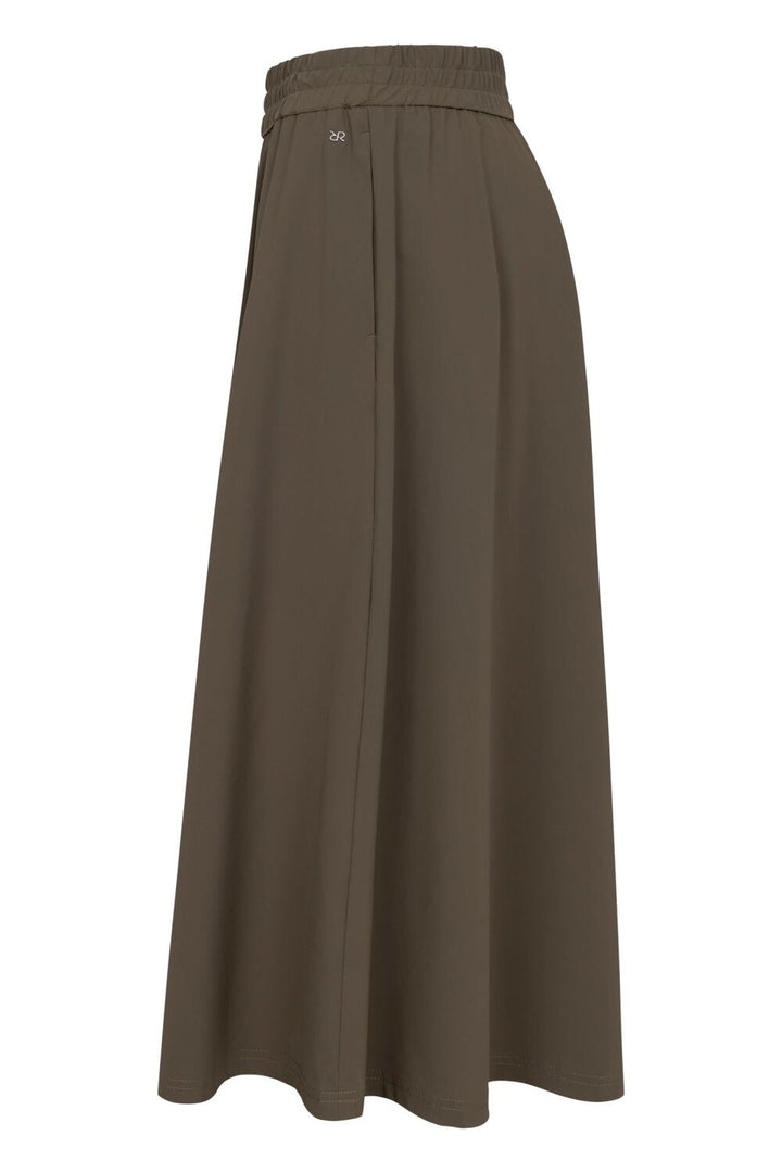 Raffaello Rossi Smea Lange rok – Groen-75% polyamide, 25% elastaan-DAMES ROKKEN-Groen