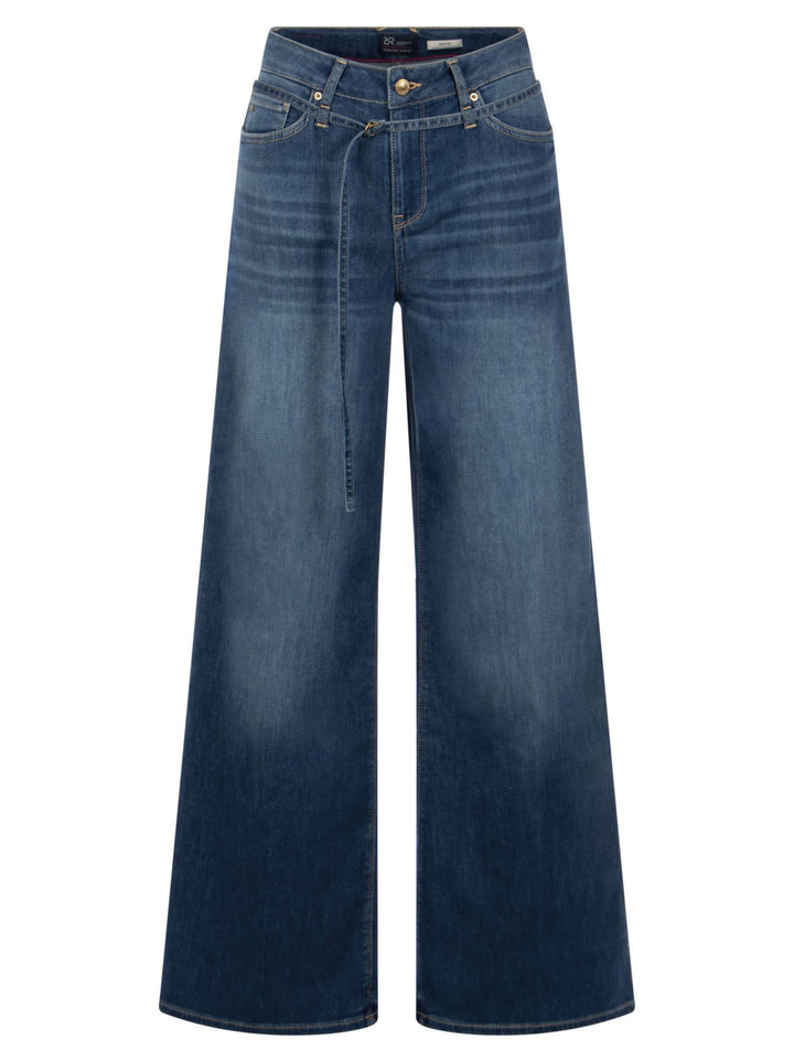Raffaello Rossi Sventy B jeans-79% Katoen<br />11% Polyester<br />8% Lyocell<br />2% Elastaan-DAMES BROEKEN-Blauw