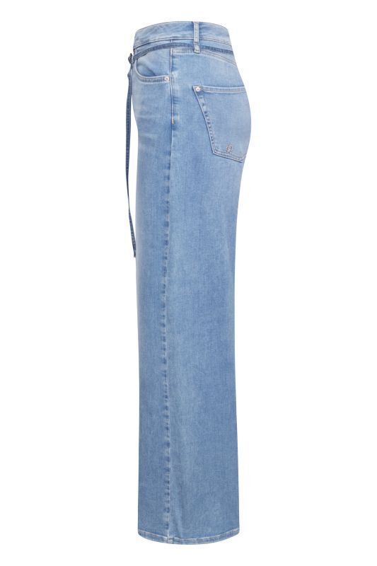 Raffaello Rossi Sventy B Jeans – Blauw-79% katoen, 11% polyester, 8% lyocell, 2% elastaan-DAMES BROEKEN-Blauw
