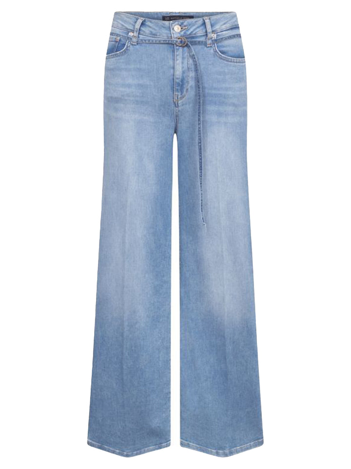 Raffaello Rossi Sventy B Jeans – Blauw-79% katoen, 11% polyester, 8% lyocell, 2% elastaan-DAMES BROEKEN-Blauw