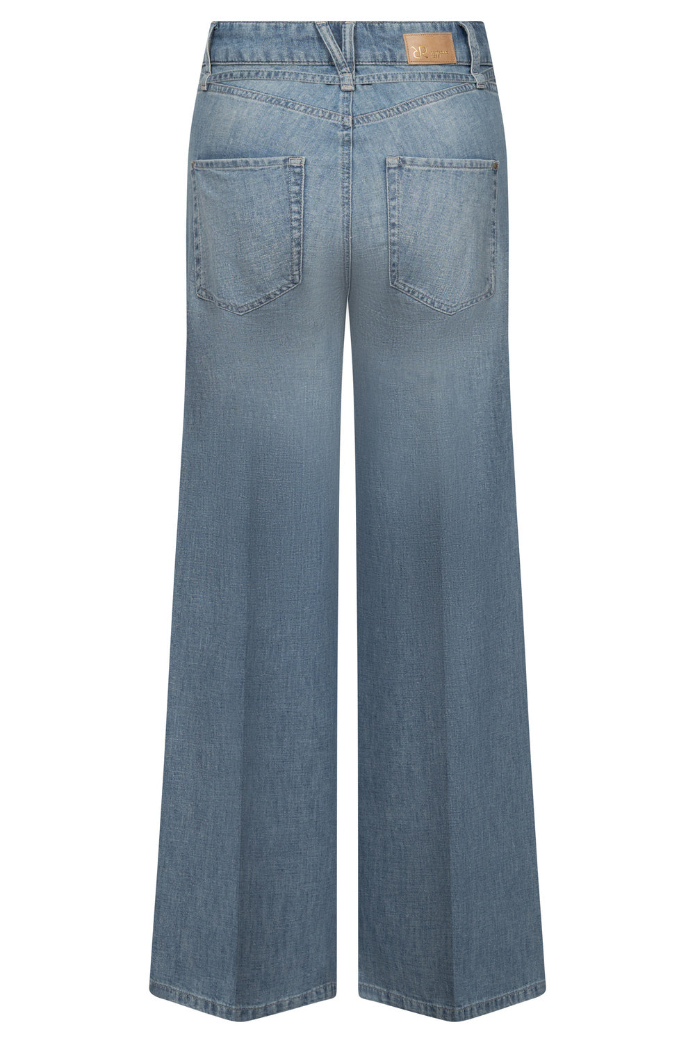 Raffaello Rossi Sventy Belt jeans – Blauw-62% katoen, 32% viscose, 4% polyester, 2% polyamide-DAMES BROEKEN-Blauw