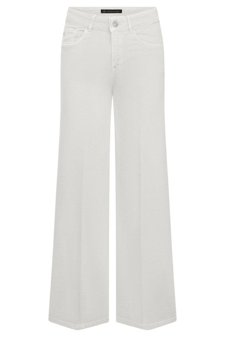 Raffaello Rossi Sventy Jeans – Wit-63% katoen, 25% lyocell, 11% linnen, 1% elastaan-DAMES BROEKEN-Wit