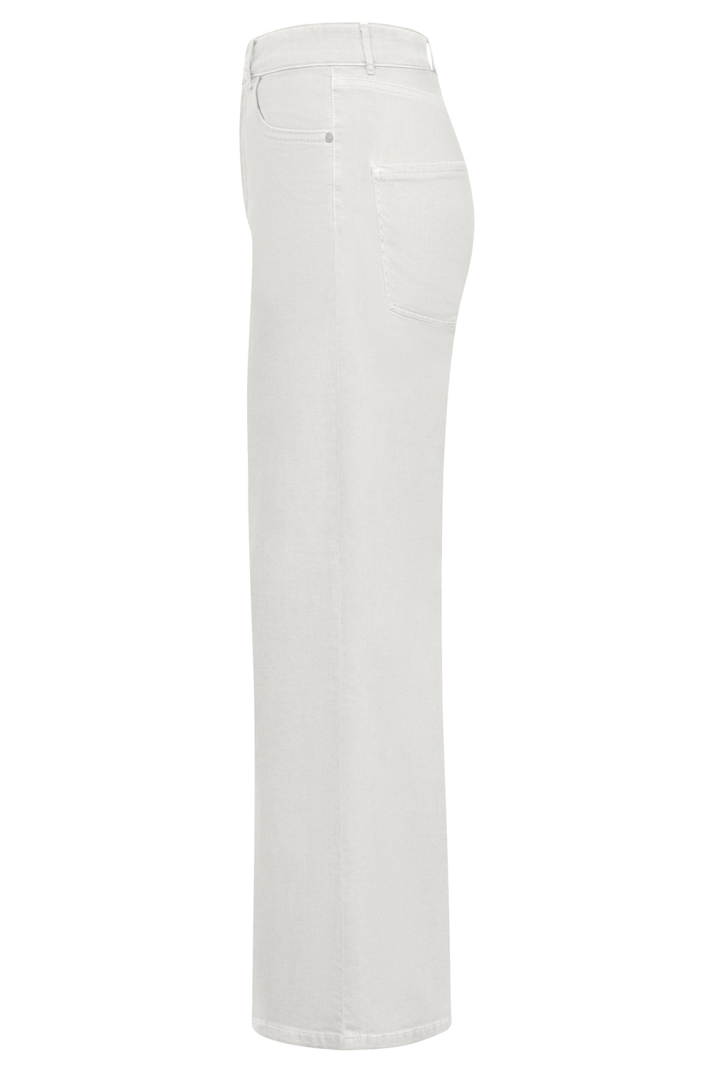 Raffaello Rossi Sventy Jeans – Wit-63% katoen, 25% lyocell, 11% linnen, 1% elastaan-DAMES BROEKEN-Wit