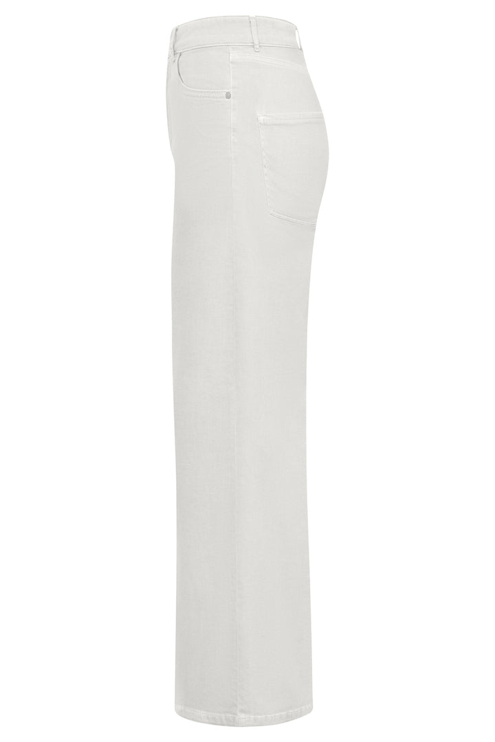 Raffaello Rossi Sventy Jeans – Wit-63% katoen, 25% lyocell, 11% linnen, 1% elastaan-DAMES BROEKEN-Wit
