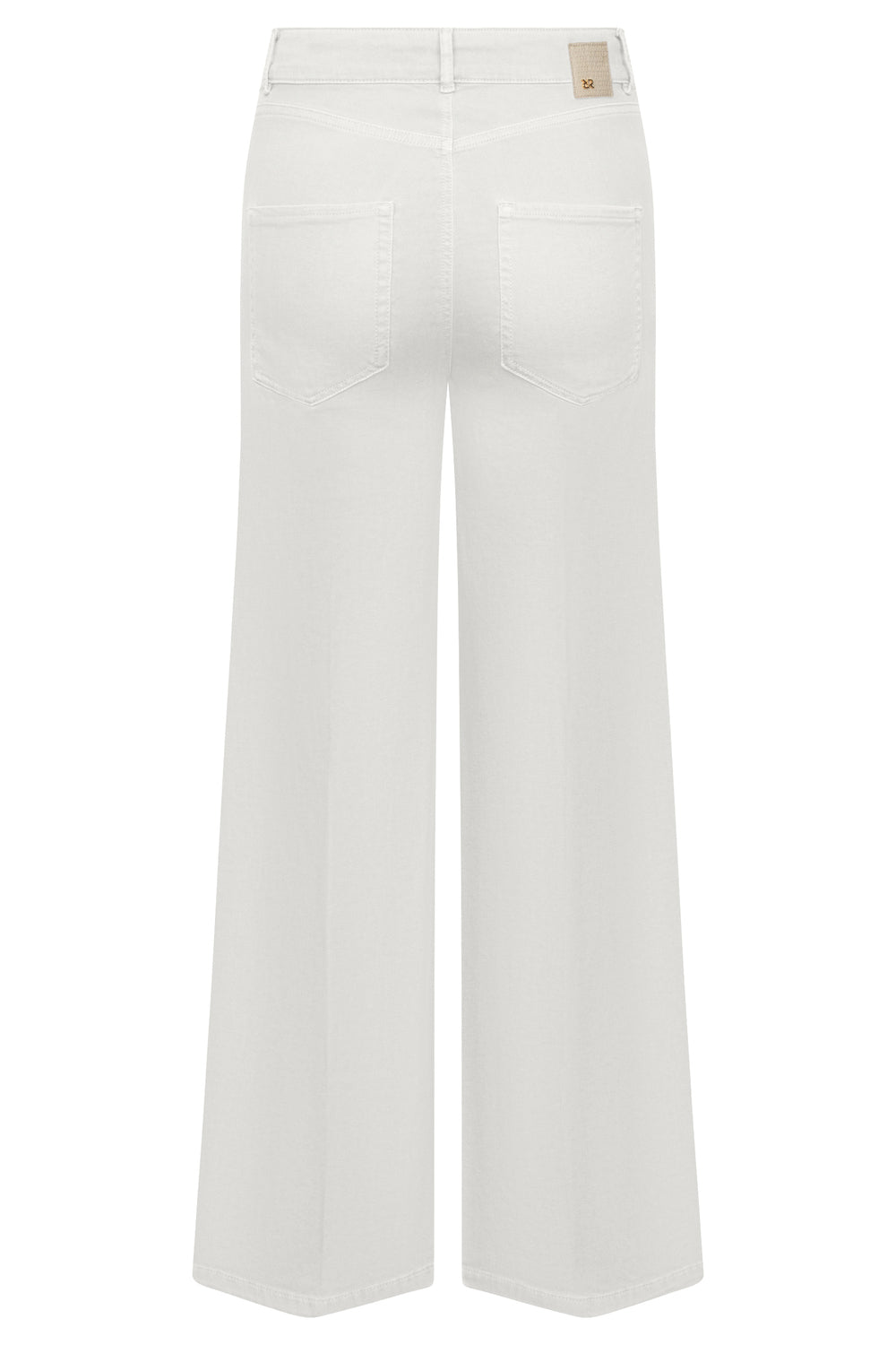 Raffaello Rossi Sventy Jeans – Wit-63% katoen, 25% lyocell, 11% linnen, 1% elastaan-DAMES BROEKEN-Wit