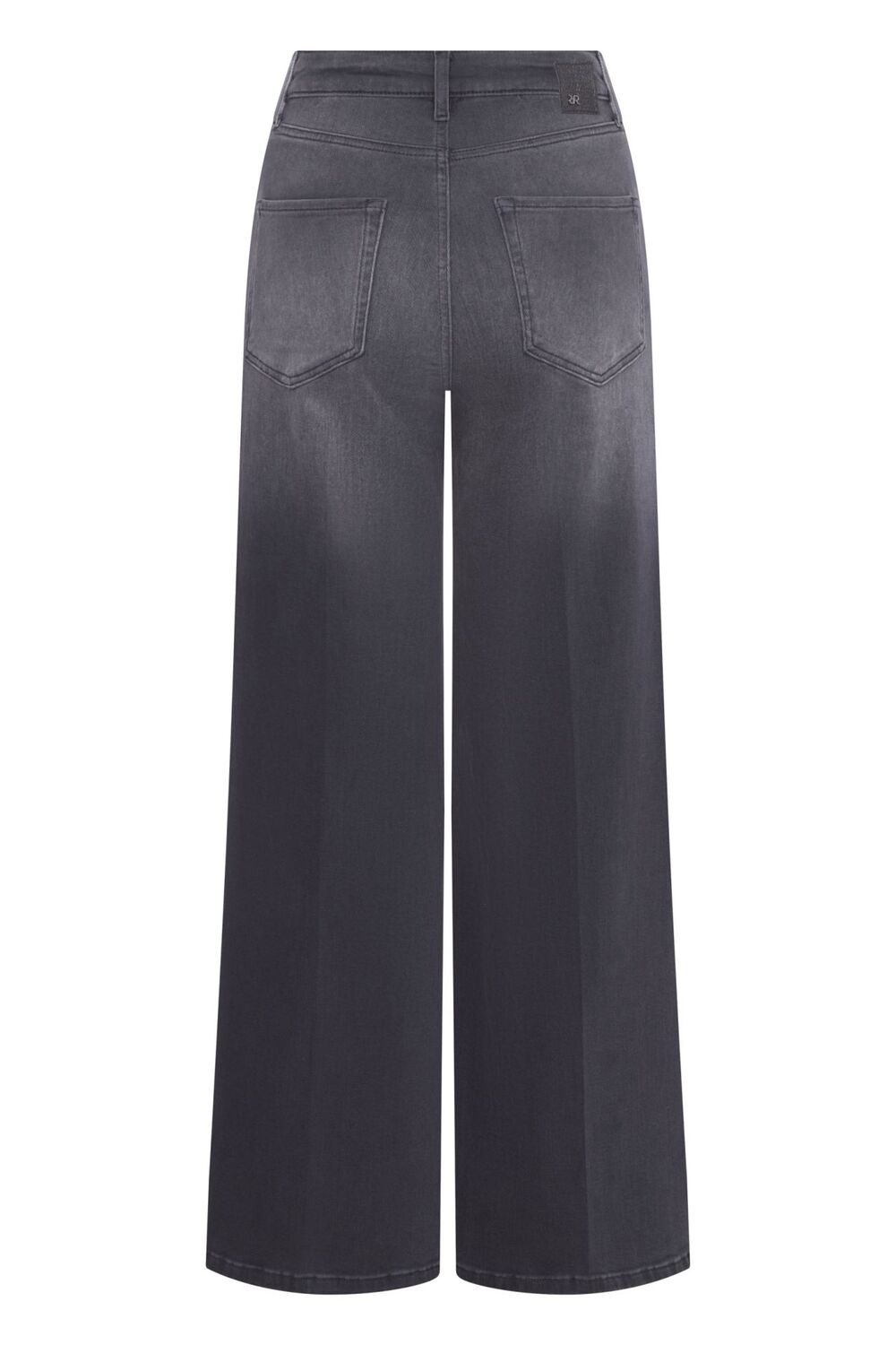 Raffaello Rossi Sventy R Soft Denim – Grijs-80% katoen, 15% lyocell, 3% EMA, 2% elasthaan-DAMES BROEKEN-Grijs