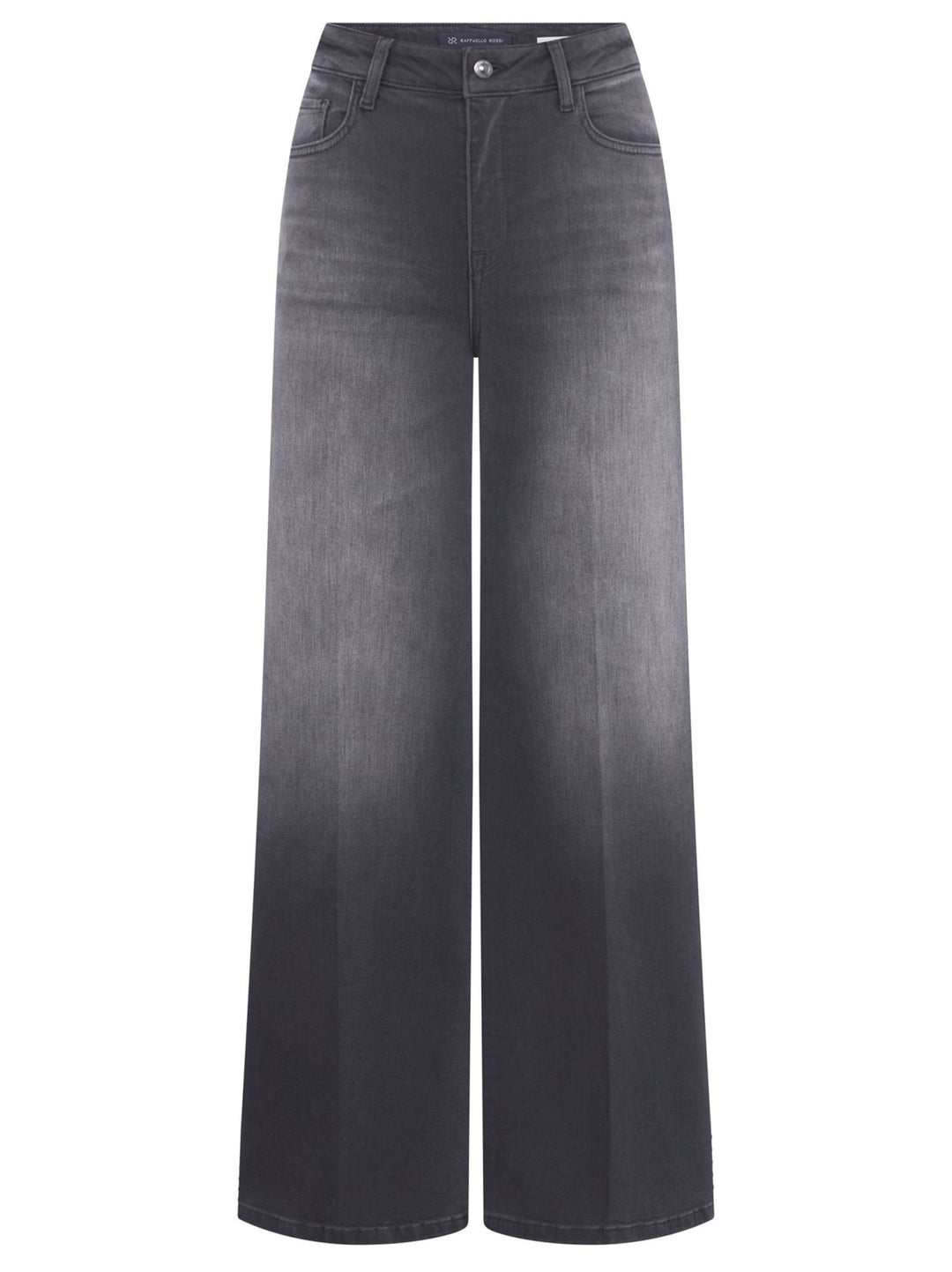 Raffaello Rossi Sventy R Soft Denim – Grijs-80% katoen, 15% lyocell, 3% EMA, 2% elasthaan-DAMES BROEKEN-Grijs