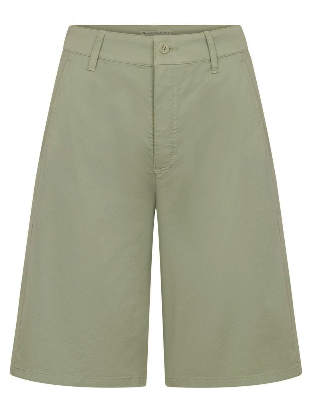 Raffaello Rossi Yuki Short – Groen-94% katoen, 4% elastaan-DAMES BROEKEN-Groen