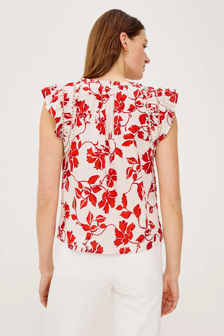 Rails Allea Top – Rood-100% katoen-DAMES TOPS & BLOUSES-Rood