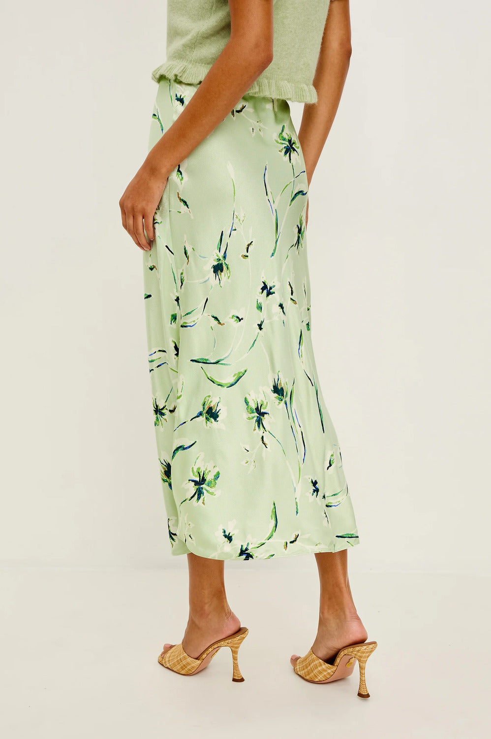 Rails Anya Rok – Groen-55% viscose, 45% rayon-DAMES ROKKEN-Groen