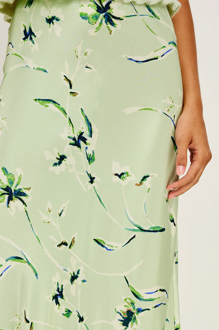 Rails Anya Rok – Groen-55% viscose, 45% rayon-DAMES ROKKEN-Groen