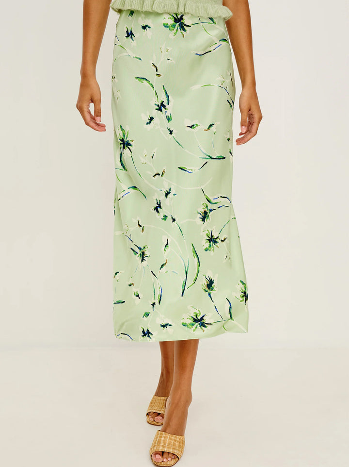 Rails Anya Rok – Groen-55% viscose, 45% rayon-DAMES ROKKEN-Groen