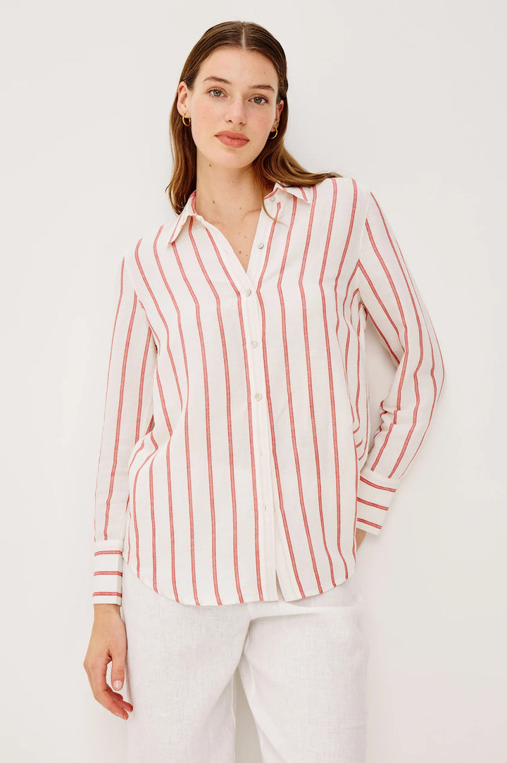 Rails Knox Blouse – Room-55% linnen, 45% rayon-DAMES TOPS & BLOUSES-Room