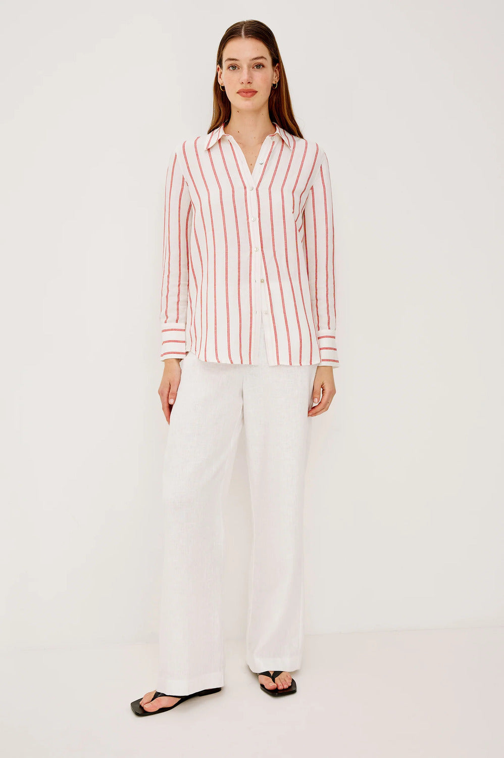 Rails Knox Blouse – Room-55% linnen, 45% rayon-DAMES TOPS & BLOUSES-Room