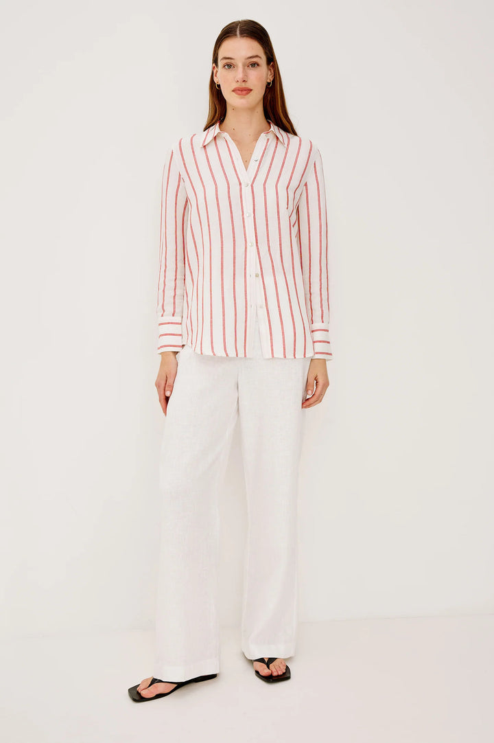 Rails Knox Blouse – Room-55% linnen, 45% rayon-DAMES TOPS & BLOUSES-Room