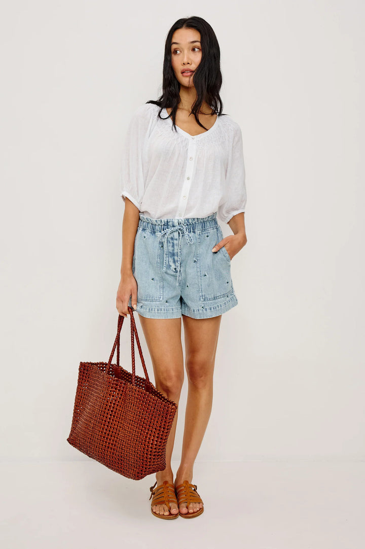 Rails Rix Blouse – Wit-55% linnen, 45% ecovero-DAMES TOPS & BLOUSES-Wit