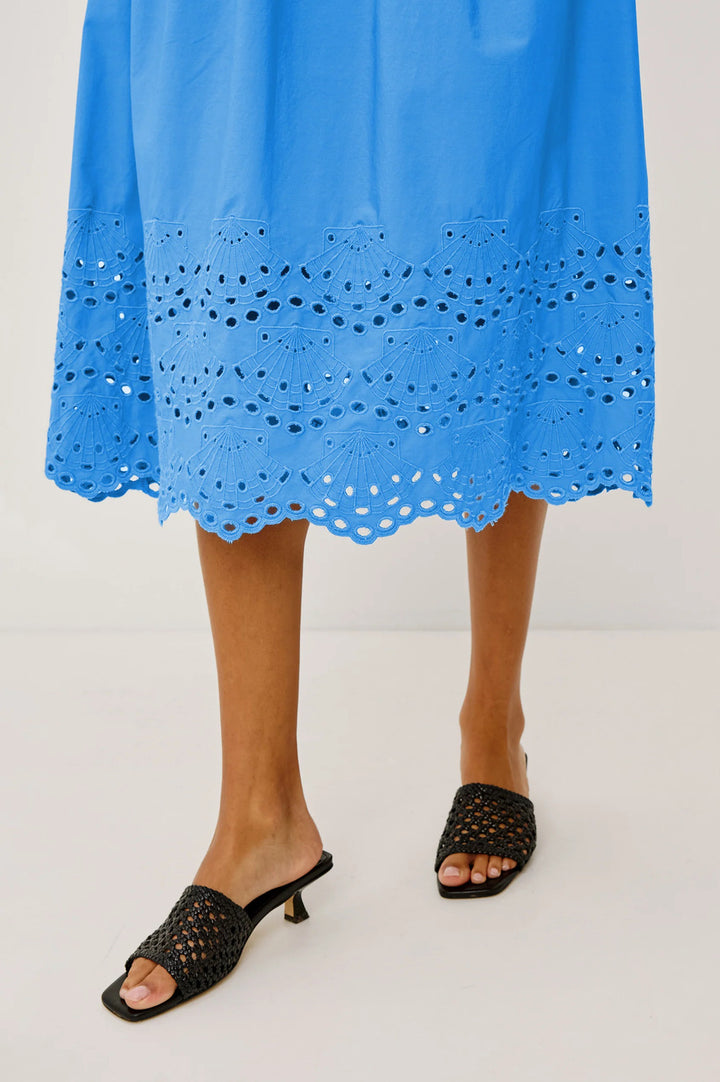 Rails Roxanne midi jurk – Blauw-100% katoen-DAMES JURKEN-Blauw