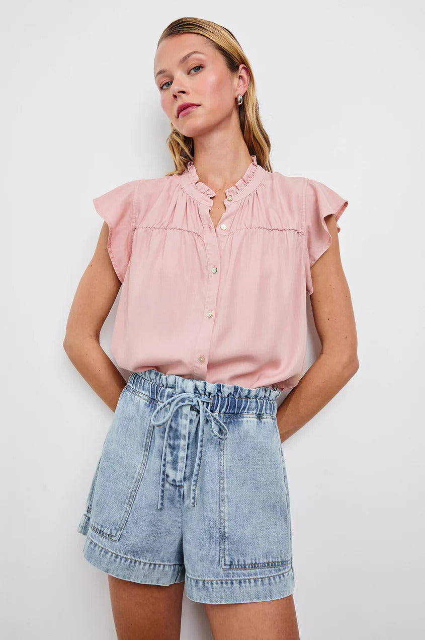 Rails Ruthie Top – Lichtroze-100% Rayon-DAMES TOPS & BLOUSES-Roze