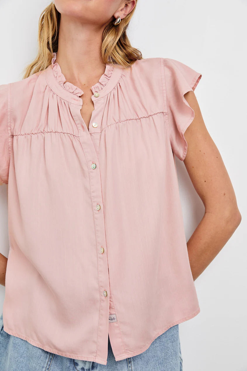 Rails Ruthie Top – Lichtroze-100% Rayon-DAMES TOPS & BLOUSES-Roze
