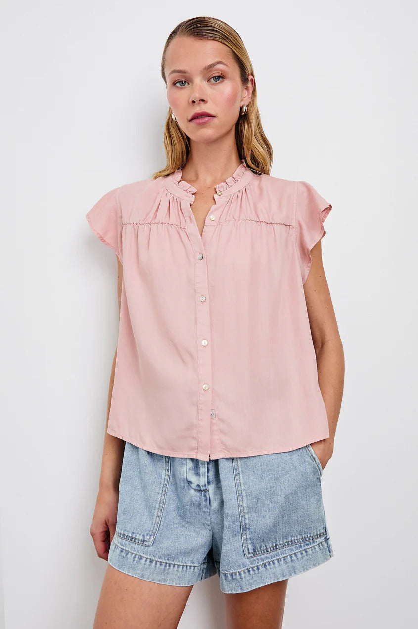 Rails Ruthie Top – Lichtroze-100% Rayon-DAMES TOPS & BLOUSES-Roze