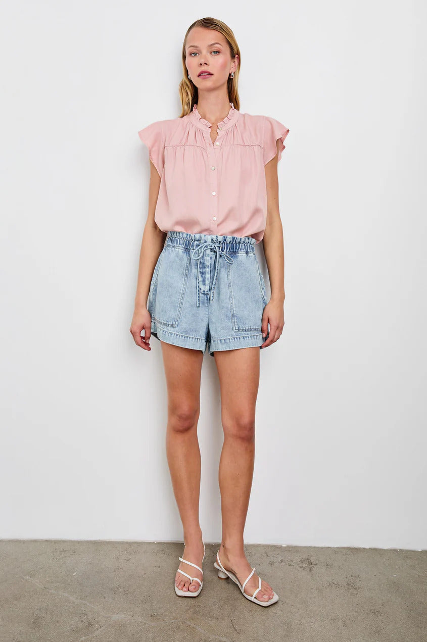 Rails Ruthie Top – Lichtroze-100% Rayon-DAMES TOPS & BLOUSES-Roze