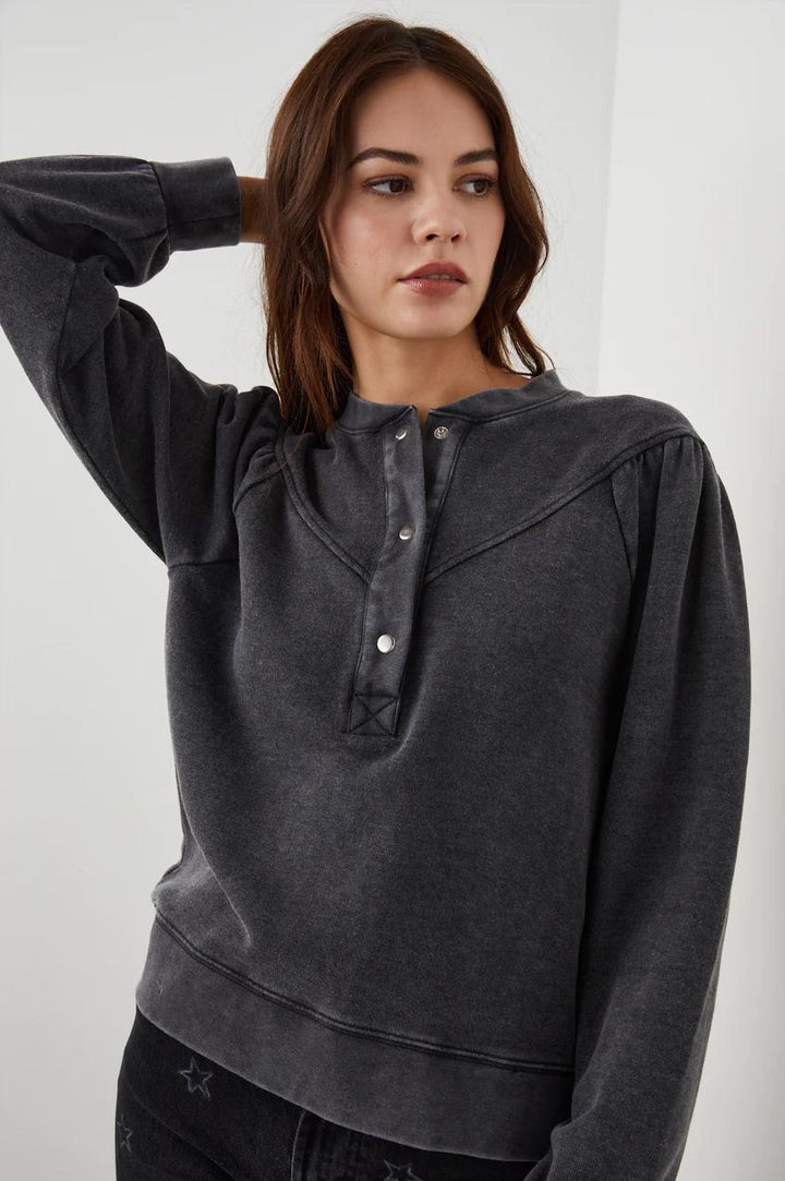 Rails sweatshirt DEX-100% katoen-DAMES TRUIEN & VESTEN-Antraciet