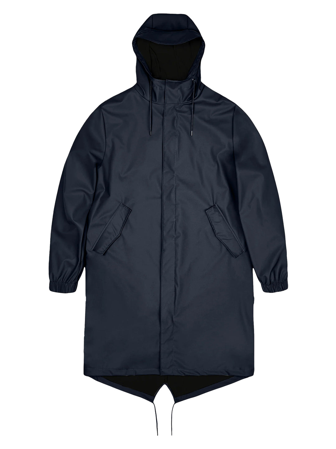 RAINS fishtail parka – Blauw-100% polyester-HEREN JASSEN & JACKS-Blauw