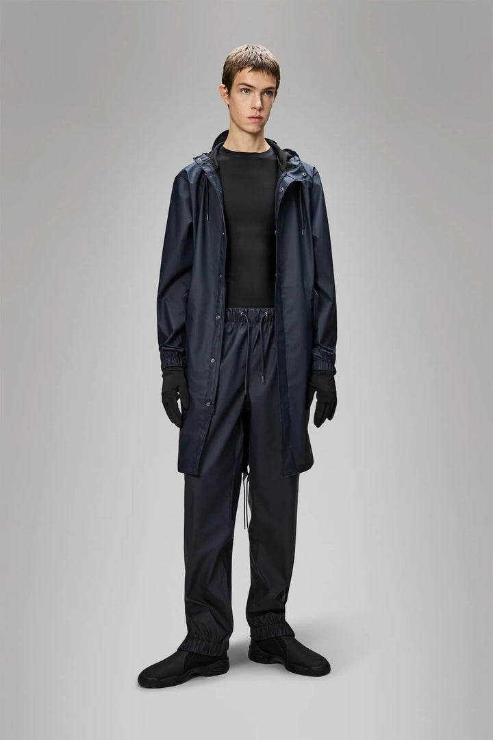 RAINS fishtail parka – Blauw-100% polyester-HEREN JASSEN & JACKS-Blauw