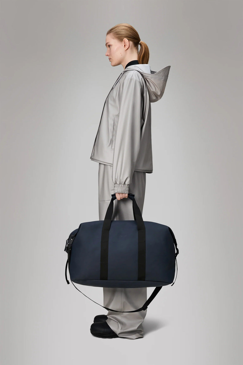 RAINS Hilo weekend bag – Blauw-100% polyester-HEREN ACCESSOIRES-Blauw