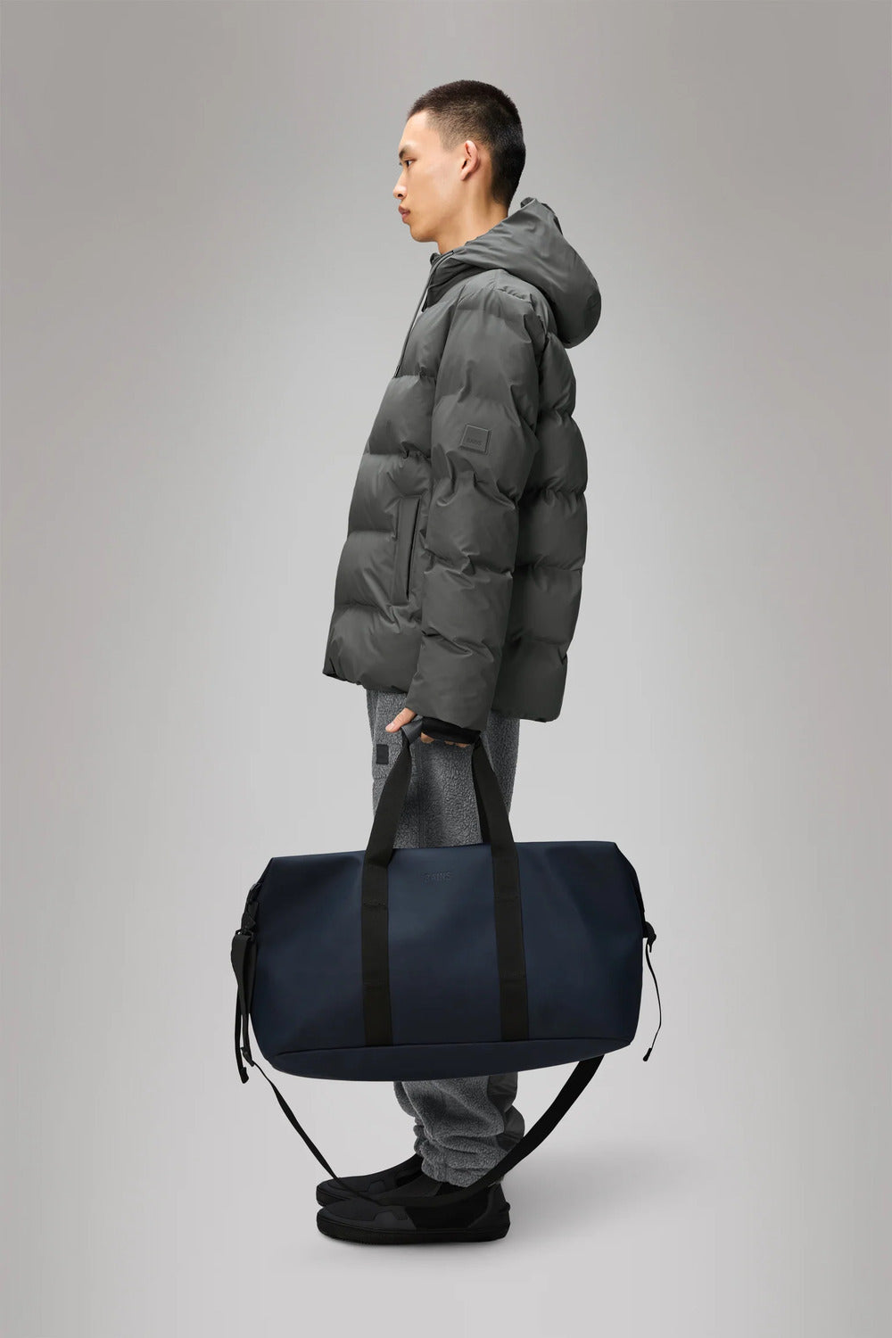 RAINS Hilo weekend bag – Blauw-100% polyester-HEREN ACCESSOIRES-Blauw