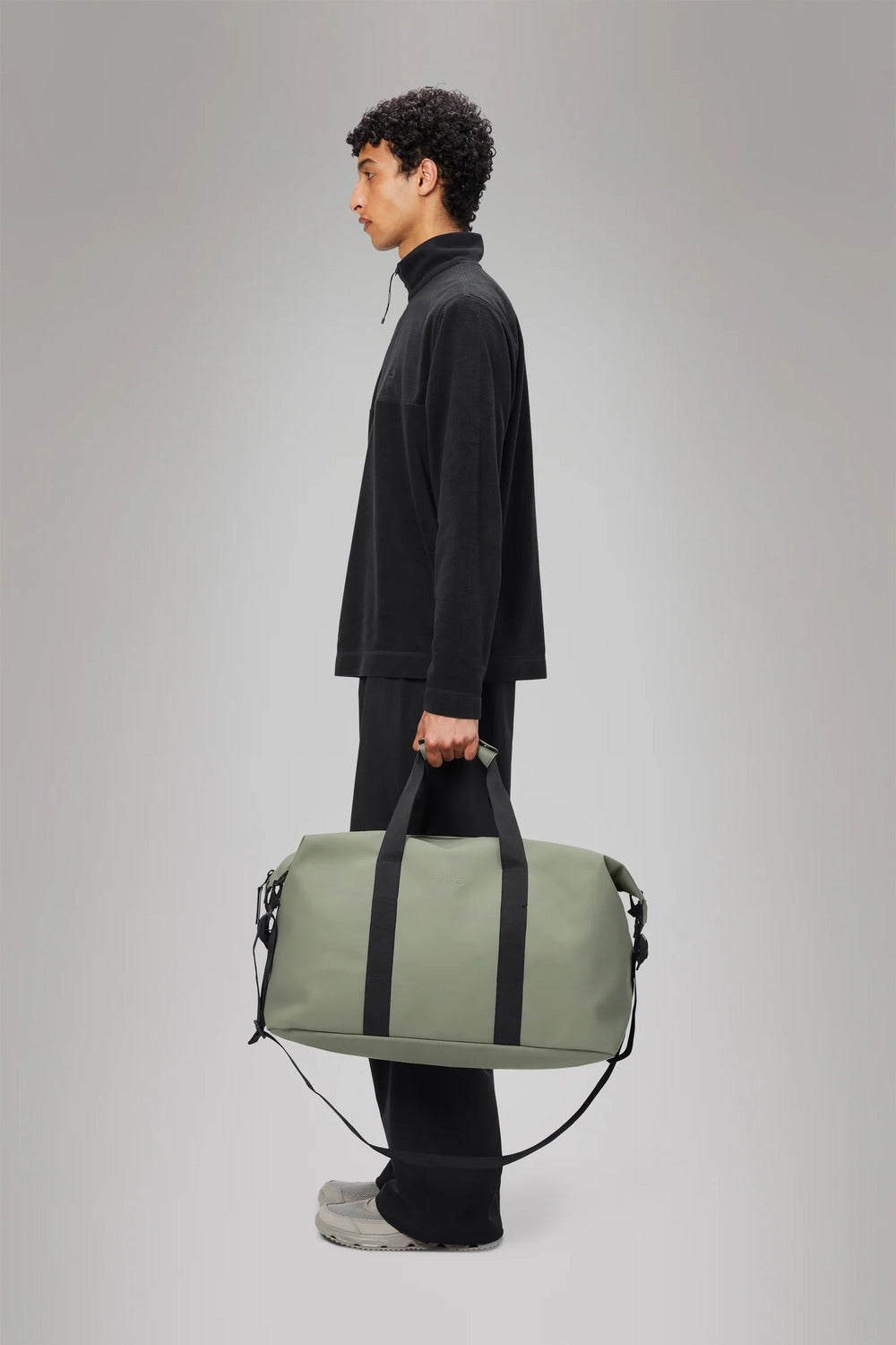 RAINS hilo Weekend Bag W3-HEREN ACCESSOIRES-Groen