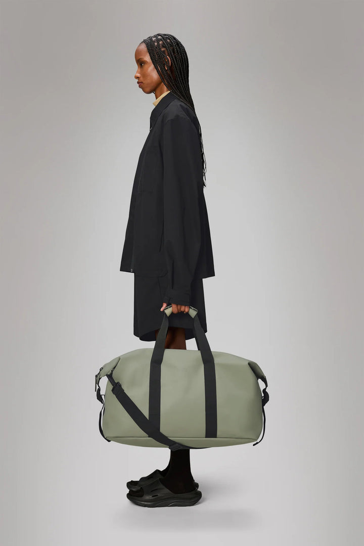 RAINS hilo Weekend Bag W3-HEREN ACCESSOIRES-Groen