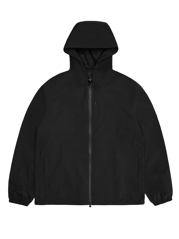 RAINS Suva hardshell jack – Zwart-100% polyester-HEREN JASSEN & JACKS-Zwart