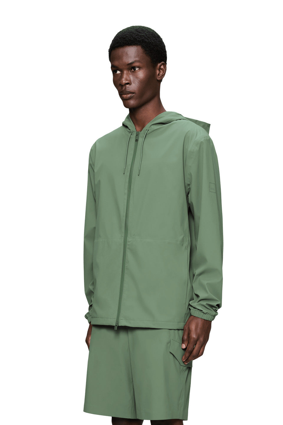 RAINS Suva Hardshell Jacket – Groen-100% polyester-HEREN JASSEN & JACKS-Groen