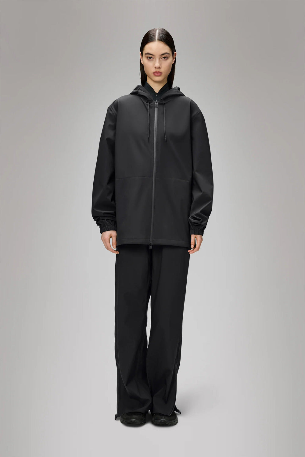 RAINS suva Hardshell Jacket W3-100% Polyester-HEREN JASSEN & JACKS-Zwart