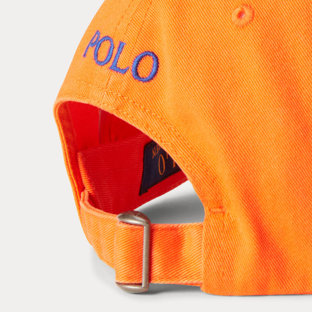Ralph Lauren Cotton Chino Baseball Cap – Oranje-100% katoen-HEREN ACCESSOIRES-Oranje