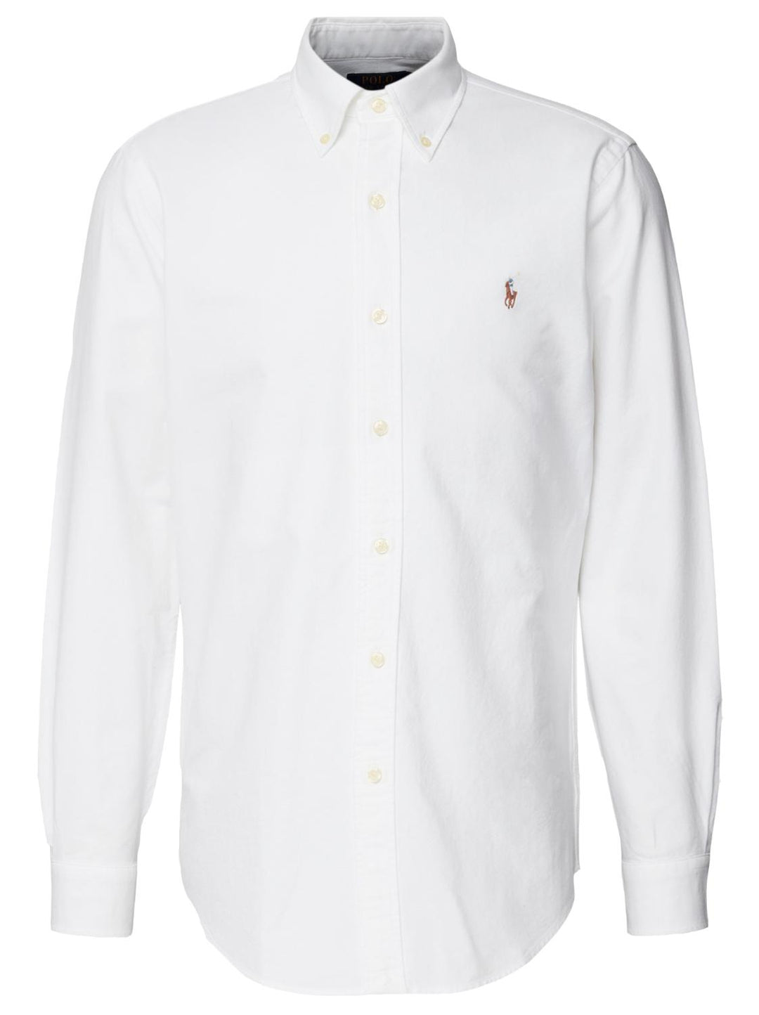 Ralph Lauren Oxford custom fit-100% katoen-HEREN SHIRTS-Wit