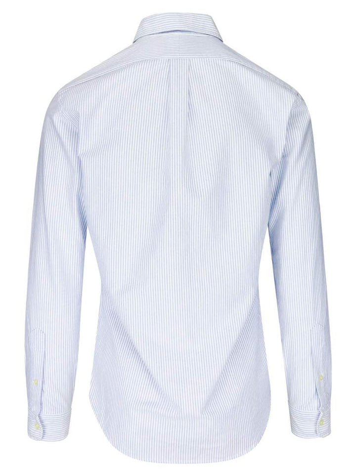 Ralph Lauren Oxford Slim Fit-100% katoen-HEREN SHIRTS-Blauw