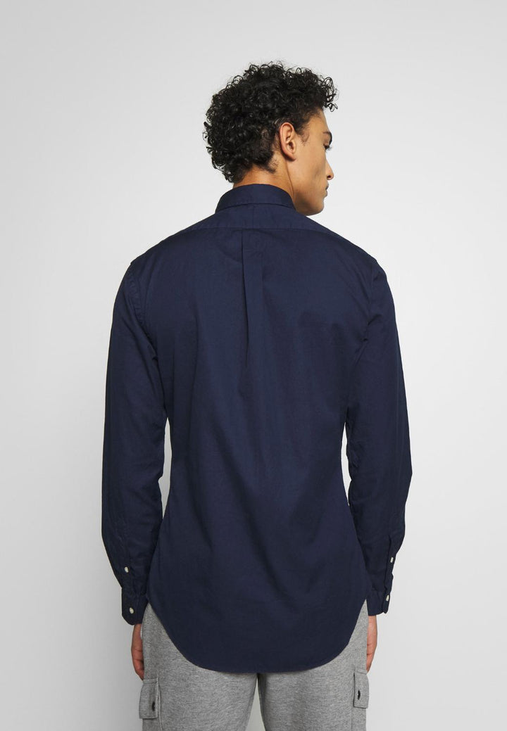 Ralph Lauren Oxford Slim Fit-100% katoen-HEREN SHIRTS-Blauw