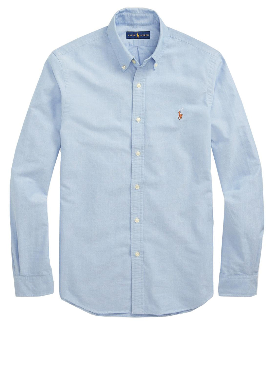 Ralph Lauren Oxford Slim Fit-100% katoen-HEREN SHIRTS-Blauw