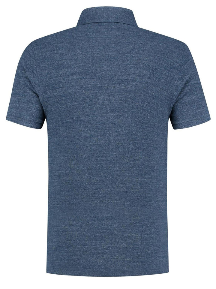 Ralph Lauren polo slim fit-100% katoen-HEREN POLO'S & T-SHIRTS-Blauw